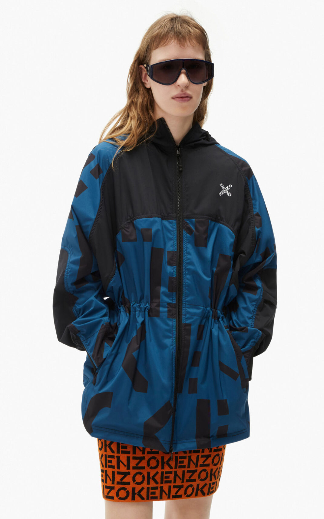 Kenzo Sport lightweight monogram Parkas Dam | 13942-PRCW